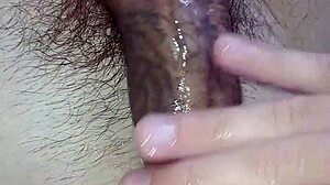 he jerks off with drooling head in hot convulsive session