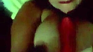 Colombiana With Big Tits Deepthroat Action.