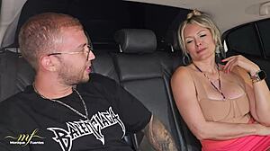 Can the Uber driver handle giving Colombian milf Monique Fuentes a double creampie with Brian Evansx?