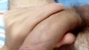 i stroke my hairy cock in close up