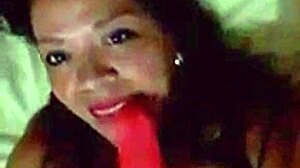 Colombiana With Big Tits Deepthroat Action.