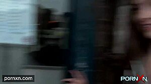 horny skinny leyla goes flashing in public