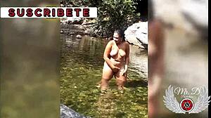 Step Brother Records Outdoor Masturbation For Voyeurs