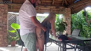 i enjoy time with my best friend's wife on the patio