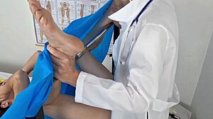 Married Patient Allows Gynecologist to Finger Her Pussy in Exam