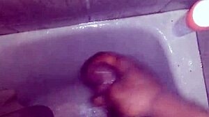 Are you jerking your big black monster cock in the shower, bathing in your own cum?