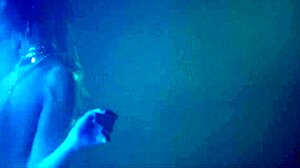 skinny brunette babe molly little rides with small tits