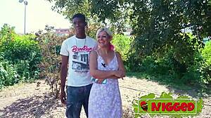 Blonde Sandra Seeks Anal Orgasm From Big Dicked Black Stud