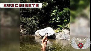 Step Brother Records Outdoor Masturbation For Voyeurs