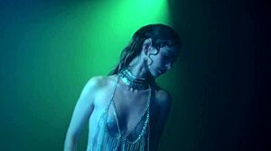 skinny brunette babe molly little rides with small tits