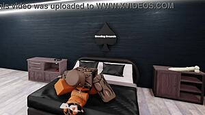 she lost a bet so she had to take four of us