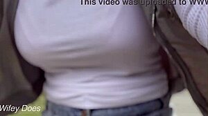 Wifey's Braless Bike Ride Dare?