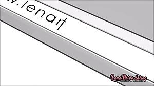 Big-boobed babe sucks dick before assfucking.