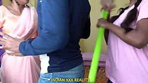 Indian Step Family Feels Deep Emotions In Hindi Bhabhi Narrative