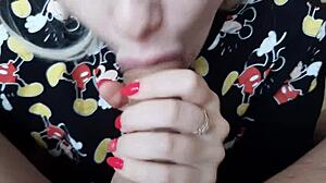 Blowjob From A Girl Miki Mouse