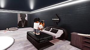 she lost a bet so she had to take four of us