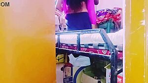chatting about that desi housewife's unfortunate fuck with the store keeper and dirty telugu talks