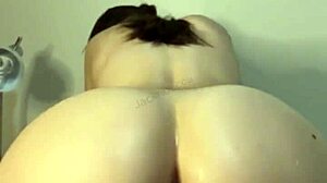 Skinny girl rides friend doggystyle in dorm