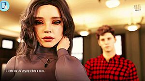 teen 18+ attends academy with big ass in game