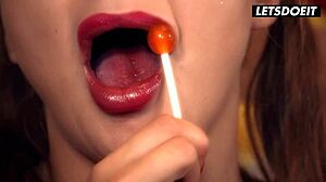 hey receptionist, why is daphne klyde getting her pussy fucked in doggystyle and deepthroat at horny hostel?