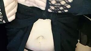 Does Crossdresser Fuck Brunette In Ass? Intense Anal Action