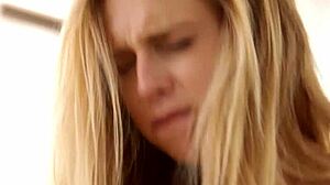 Hot Blonde Wife Taylor White Welcomes Husband With Juicy Pussy