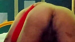 Petite Brunette's Intriguing Morning Ass Shaking in Dress.