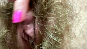 I Came Twice in Hairy Closeup Masturbation Session