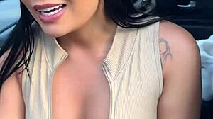 Policial aceitou suborno sexual da japinha gostosa with big tits interracial.