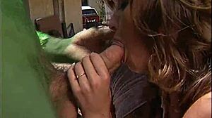 Big Tits Women In Black Costume Get Anal Double Penetration And Facial Cumshot In Classic Retro Group Scene