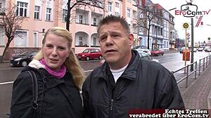 german couple picked up for sex casting on street