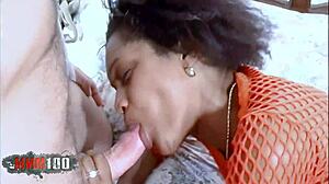 I experience intense anal fuck with cute Shania on the bed