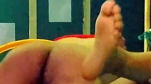 Petite Brunette's Intriguing Morning Ass Shaking in Dress.