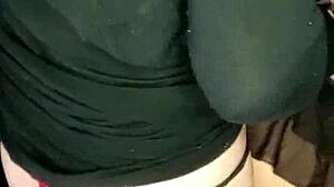 Does Crossdresser Fuck Brunette In Ass? Intense Anal Action