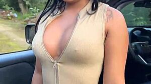 Policial aceitou suborno sexual da japinha gostosa with big tits interracial.