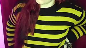 Your stepsister is hot for your nudes and comes with plug in ass!