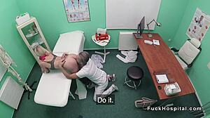 Doctor Spanks And Fucks Busty Blonde Nurse!