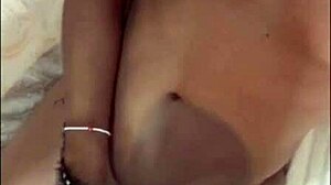 Latina mexican beauty plays with dildo toys at home