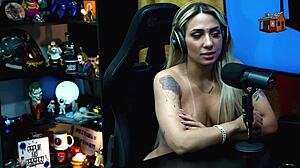 Oh man, the podcast hasn't even started yet and Bruna Lambertini is already totally naked, Ruan is drooling - full on Sheer and Red.