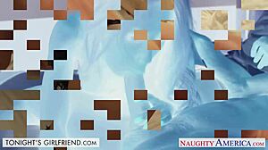 sexy coed samantha hayes fucks in classroom