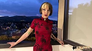 Oney Belle Endures Intense Double Ass Penetration In Threesome