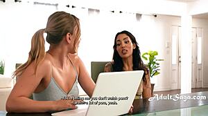 room mates download history proves she fantasizes about fucking me lesbian - vanessa sky anna claire clouds