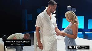 Blonde Hotwife Sadie Rose Creampied Before Hubby