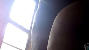 fat couple in living room