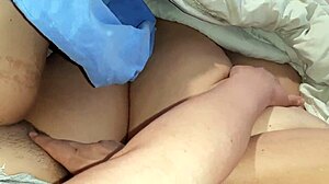 Risky Moment with Neighbor While Girlfriend Sleeps