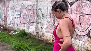 Why did I fuck on the streets with my chafed pussy and big tits?