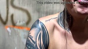 Why did I fuck on the streets with my chafed pussy and big tits?