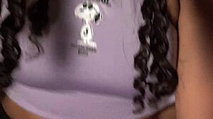 Big purple dildo fucks hot pussy to loud orgasm