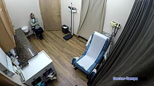 Dr. Tampa Humiliates Patient Channy Crossfire in Hospital Spreading Ass and Pussy