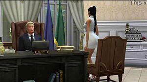 Kim K Presidential Pussy Sex In Public